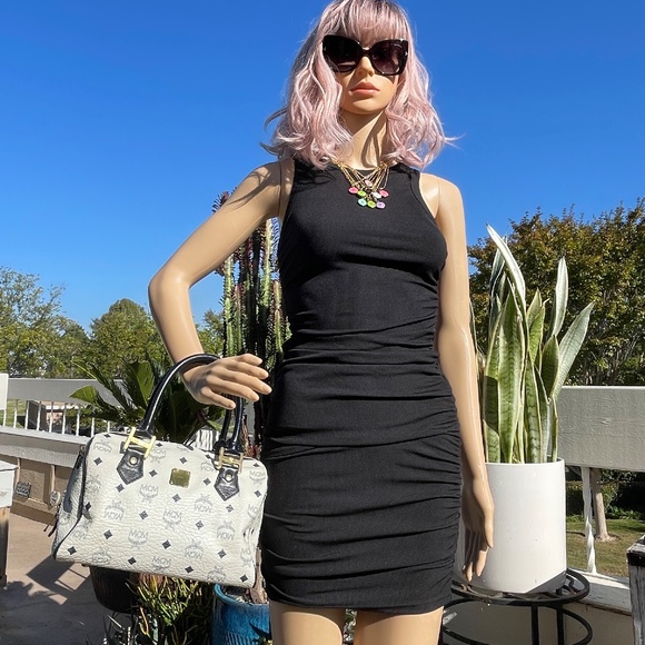 MCM Handbags - Authentic MCM Visetos Hand/Crossbody Bag White